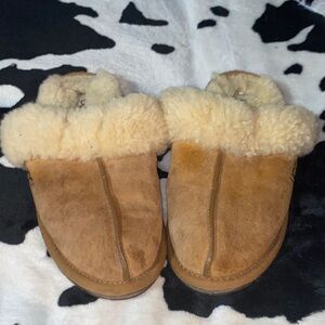 UGG Tan Shearling Slippers